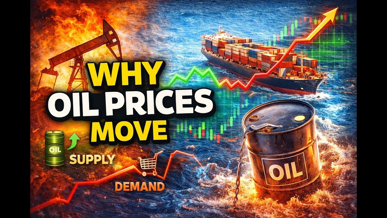 Why Oil Prices Move: Supply, Demand, OPEC+ & Risk (Explained)