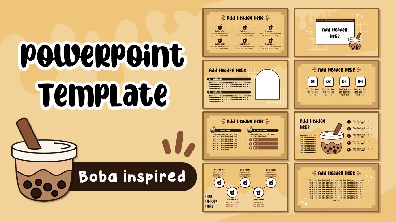 Cute PowerPoint Template #17