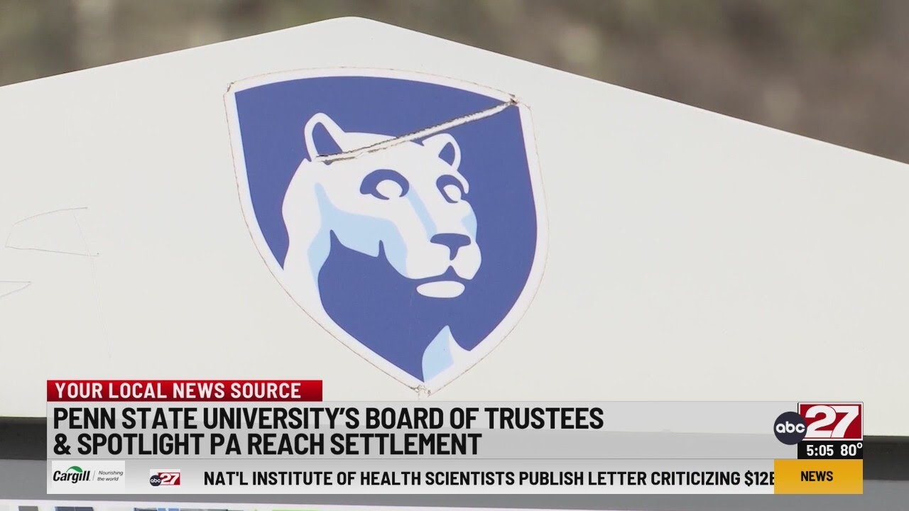 Penn State trustees agree to legal training, improved transparency in settlement with Spotlight PA