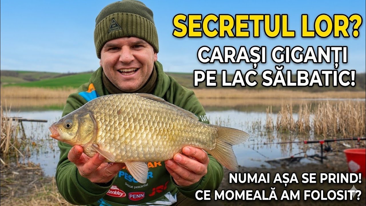 Pescuiesc pe LAC SĂLBATIC la CARAȘI MARI ! Am Găsit SECRETUL ! 