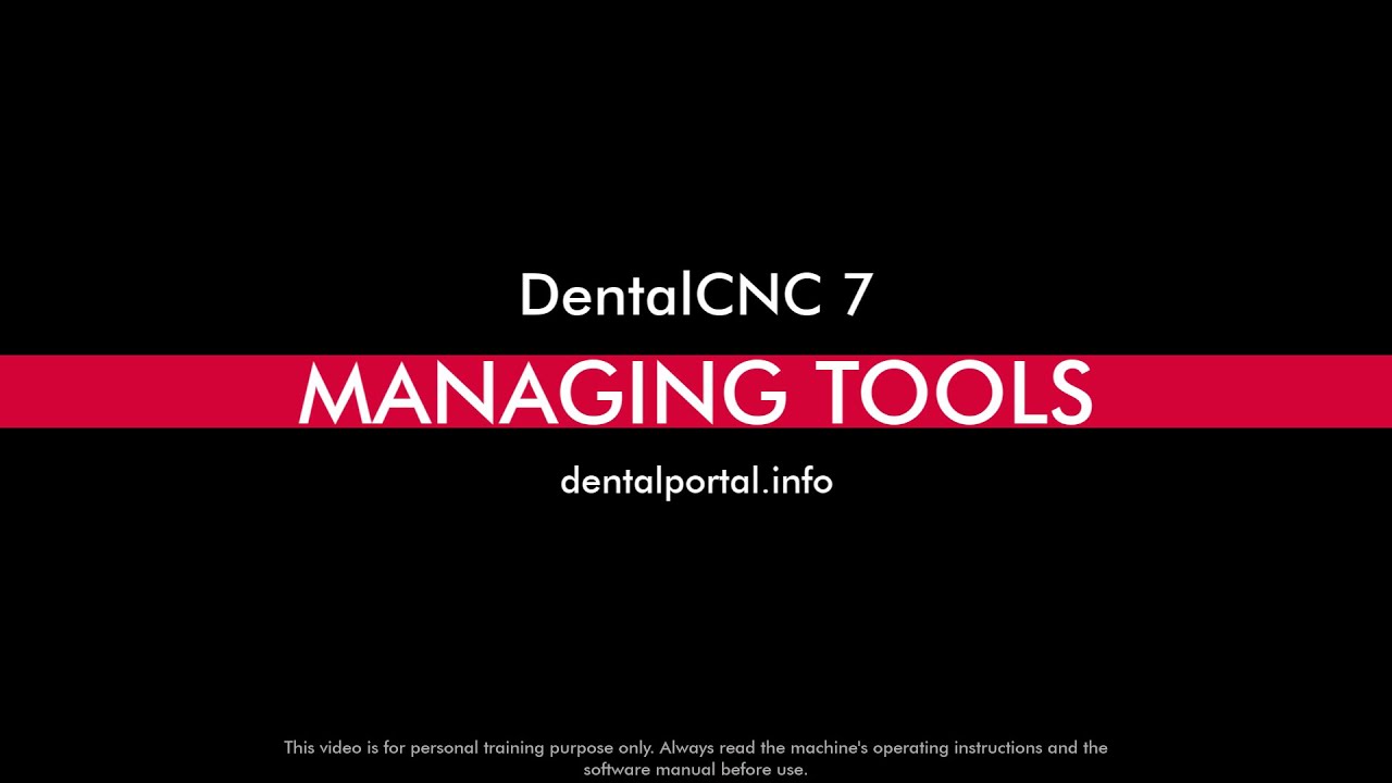 DentalCNC 7 – Tool management