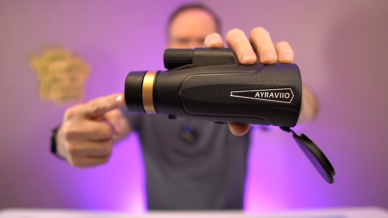 Monocular Telescope for Outdoors, Phone Adapter Included