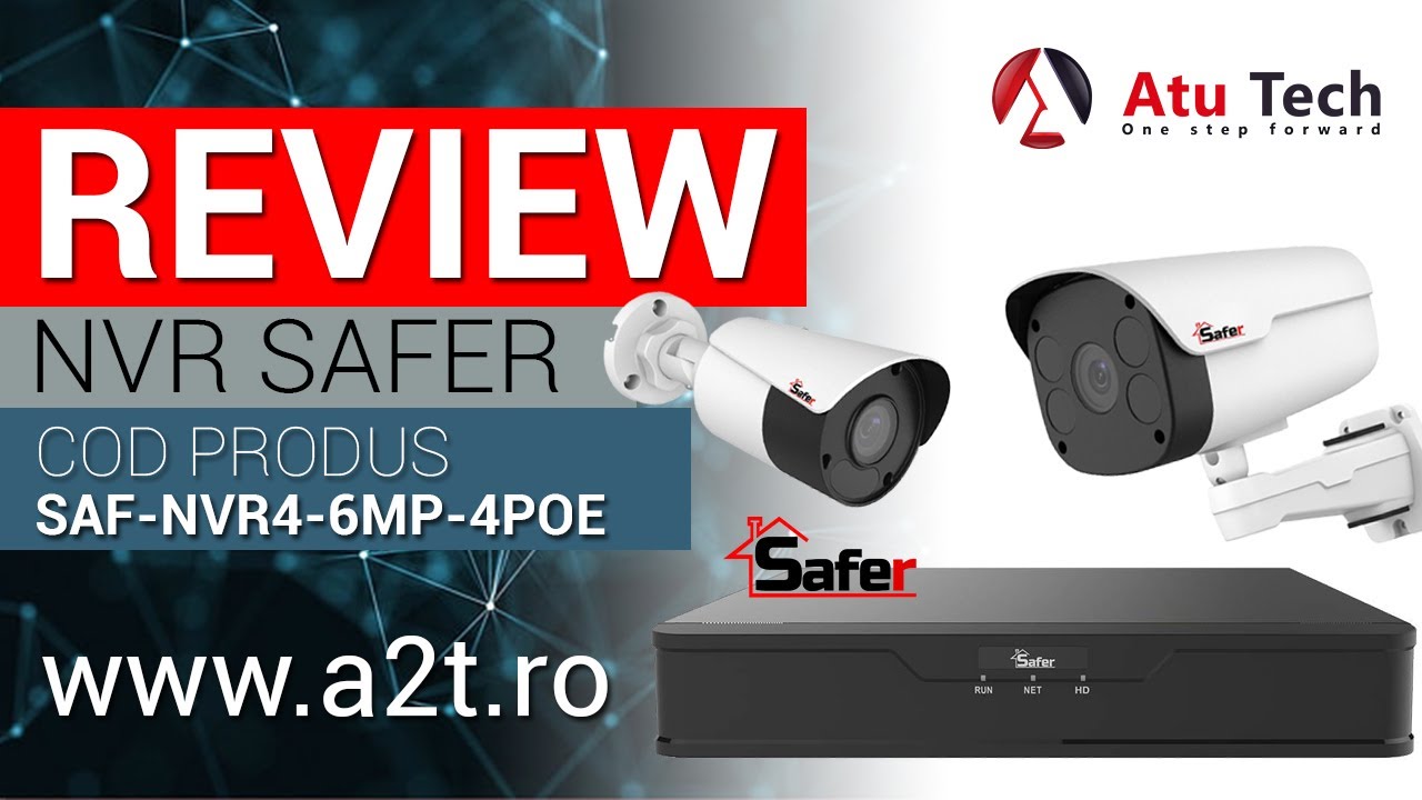 Cum configuram noul NVR Safer cu 4 canale POE si rezolutie 6MP - SAF-NVR4-6MP-4POE