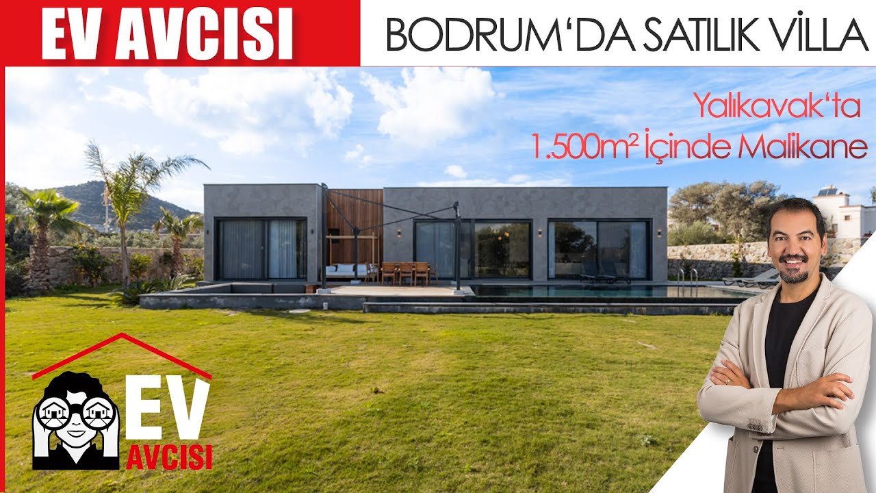 Bodrum Yalıkavak'ta, Marina'ya 300m Mesafede 1.500m² Arazi İçerisinde Villa | Bodrum Satılık Villa