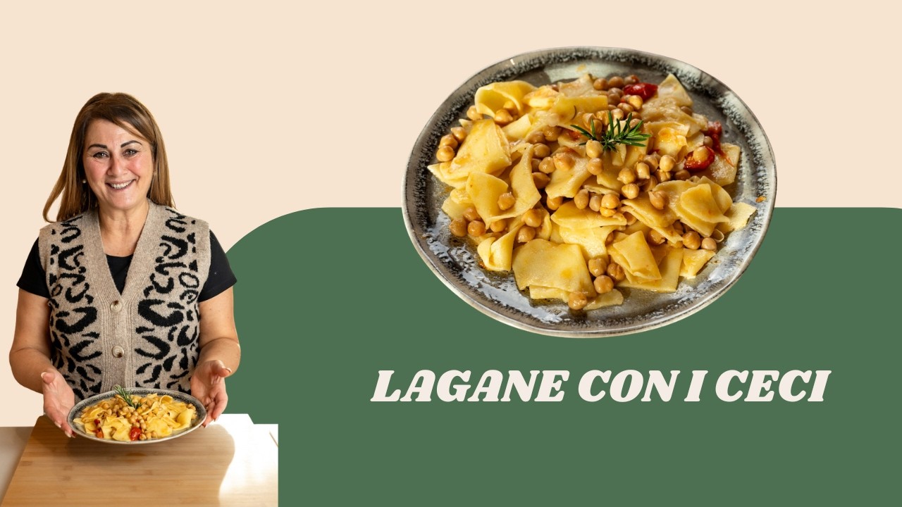 Lagane con i ceci 🍝🌿