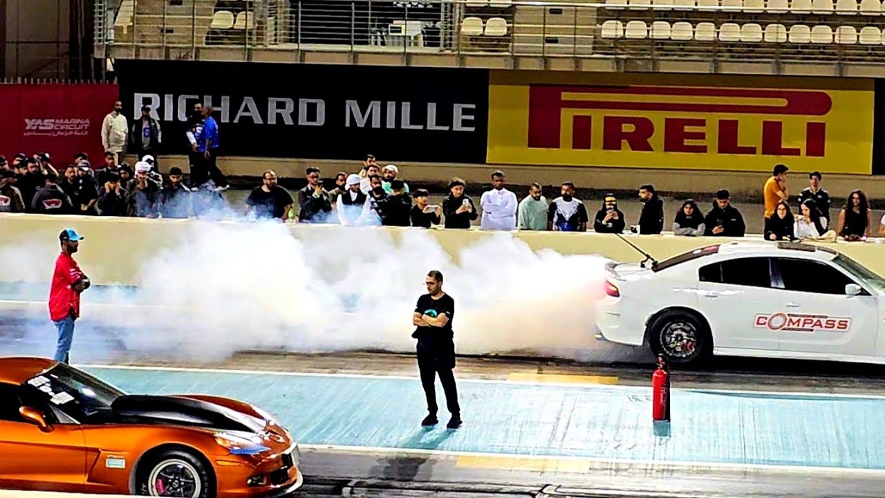 DRAG RACING YAS MARINA CIRCUIT 2024. ABUDHABI