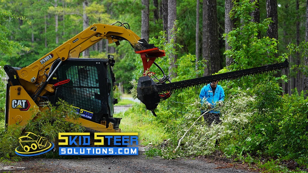 Demonstration of the Eterra Razor Sickle Bar Mower | Skid Steer Solutions