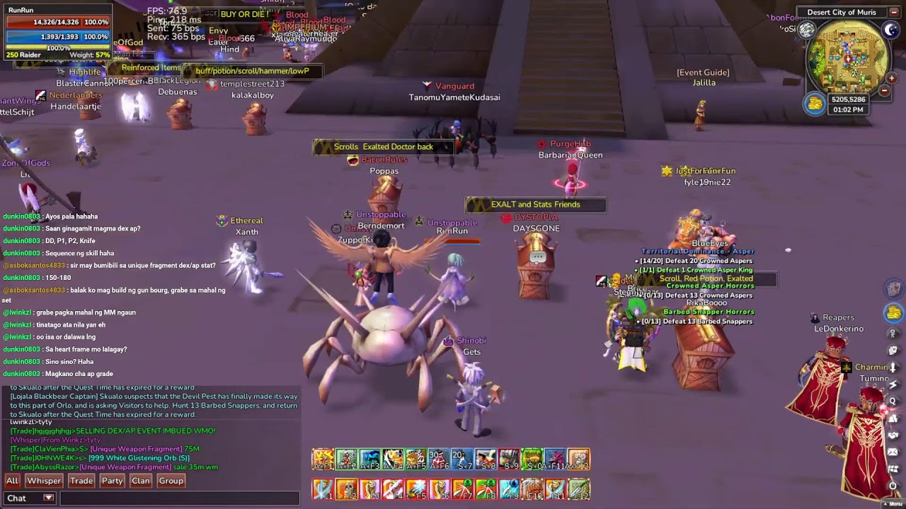 ROSE Online - 3/9 Monday Live !!!