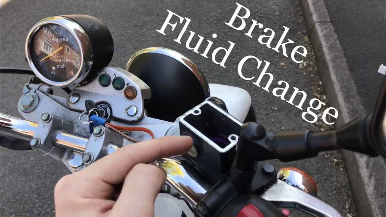 How to change the brake fluid on a suzuki van van rv 125 motorcycle motorbike