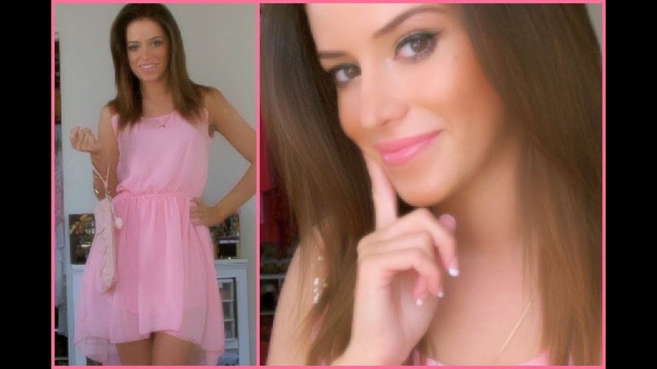 ♡Pink & Gold Dress Outfit Of The Night♡ OOTN 21