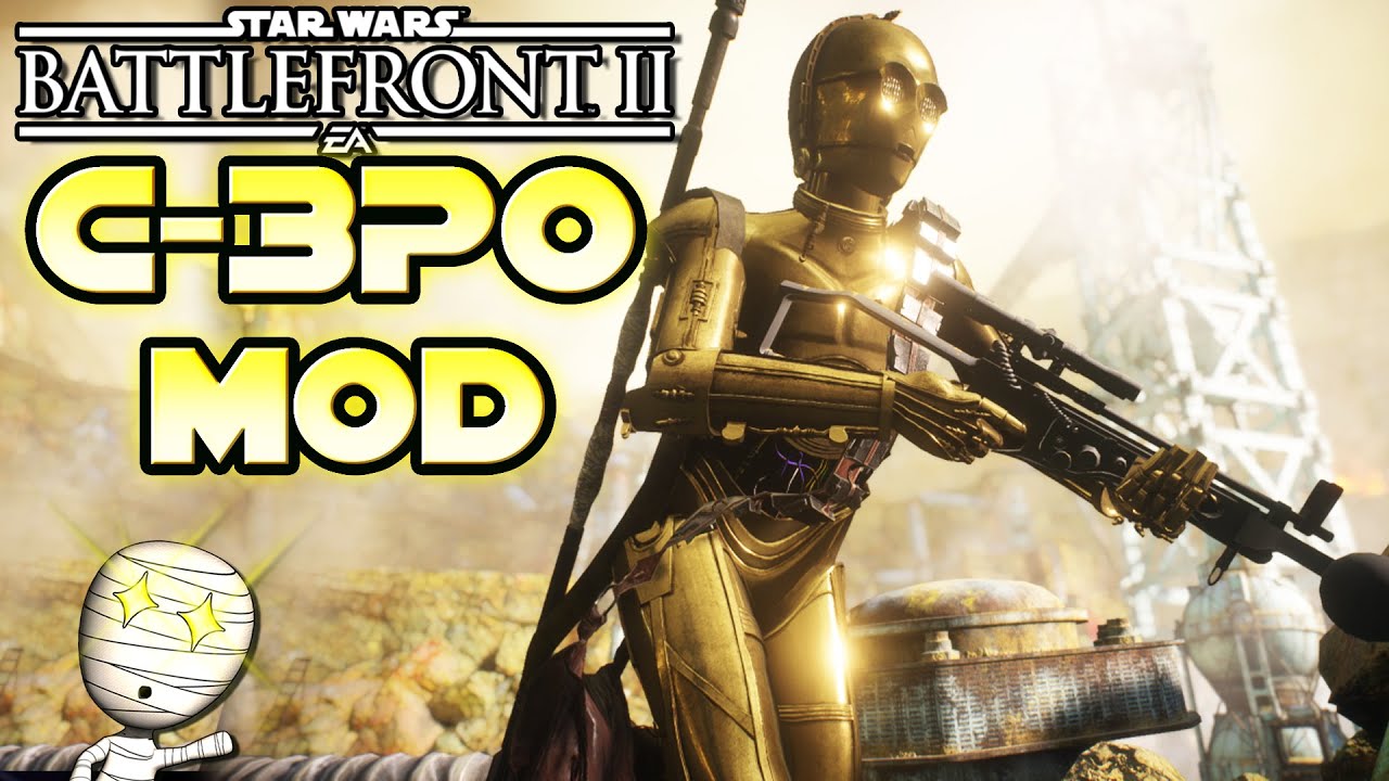 C-3PO Mod! - Star Wars Battlefront 2 Gameplay Mod / Mods deutsch Tombie