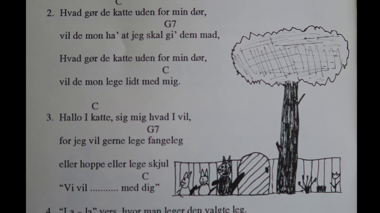 Legesange: 2  Katteleg