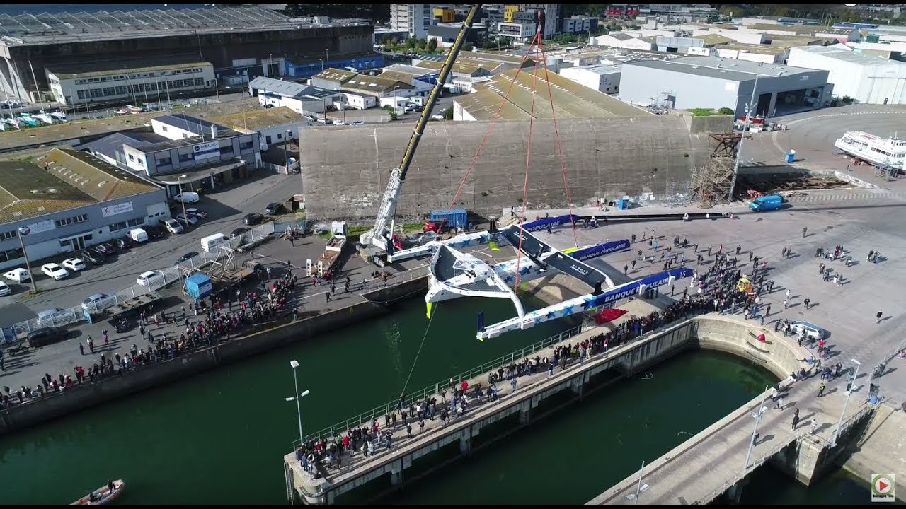 LORIENT  | ⛵ Maxi-Trimaran Banque-Populaire IX - BRETAGNE Télé
