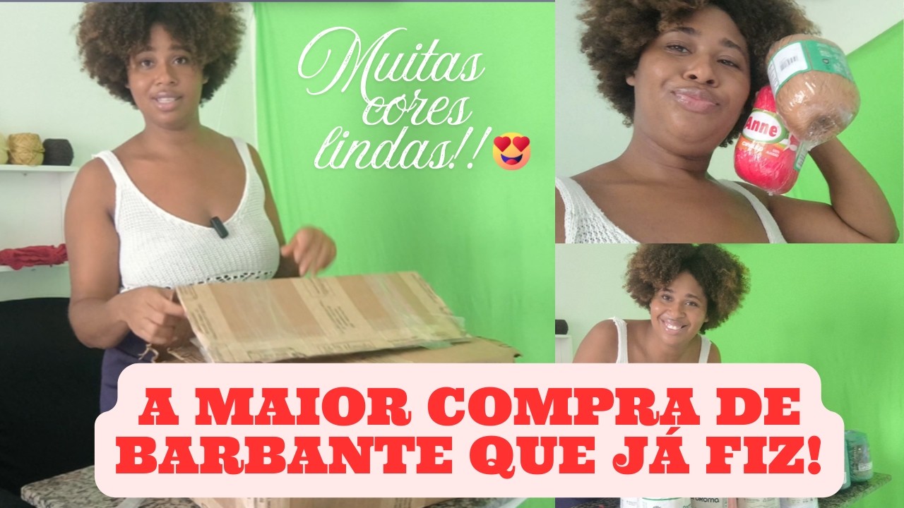 A MAIOR COMPRA DE BARBANTE QUE JÁ FIZ!!! MUITAS CORES LINDAS!