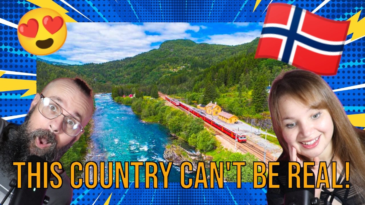 3rd WORLD PEOPLE REACT: I TRAVEL OSLO TO BERGEN WITH TRAINS, FJORD CRUISE & BUS | NORWAY REACTION