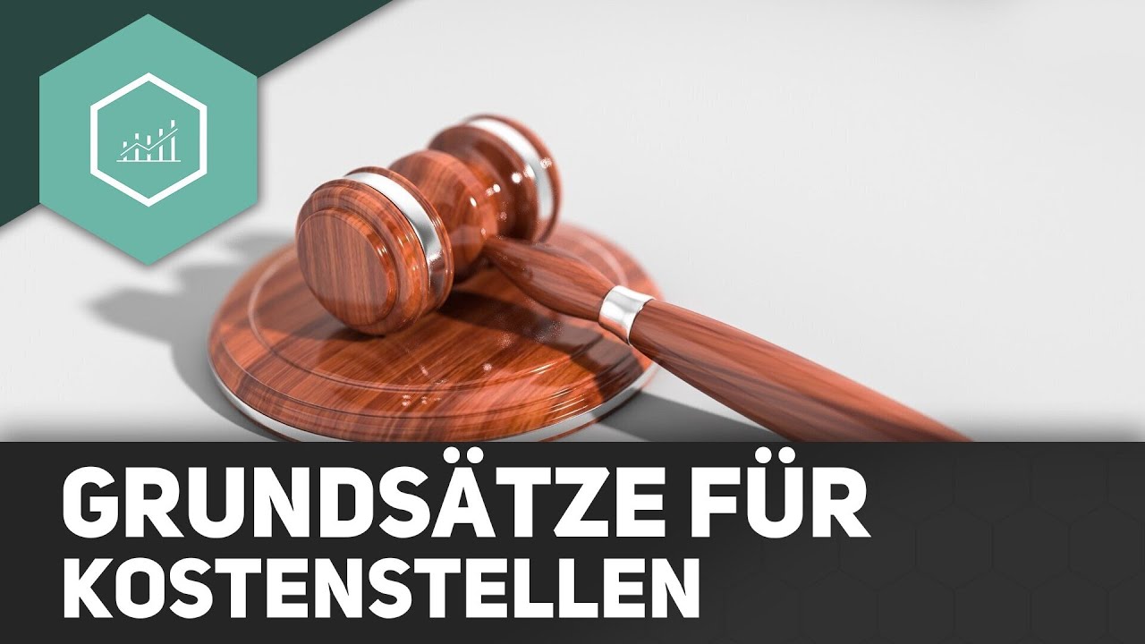 Grunds&auml;tze der Kostenstellenrechnung