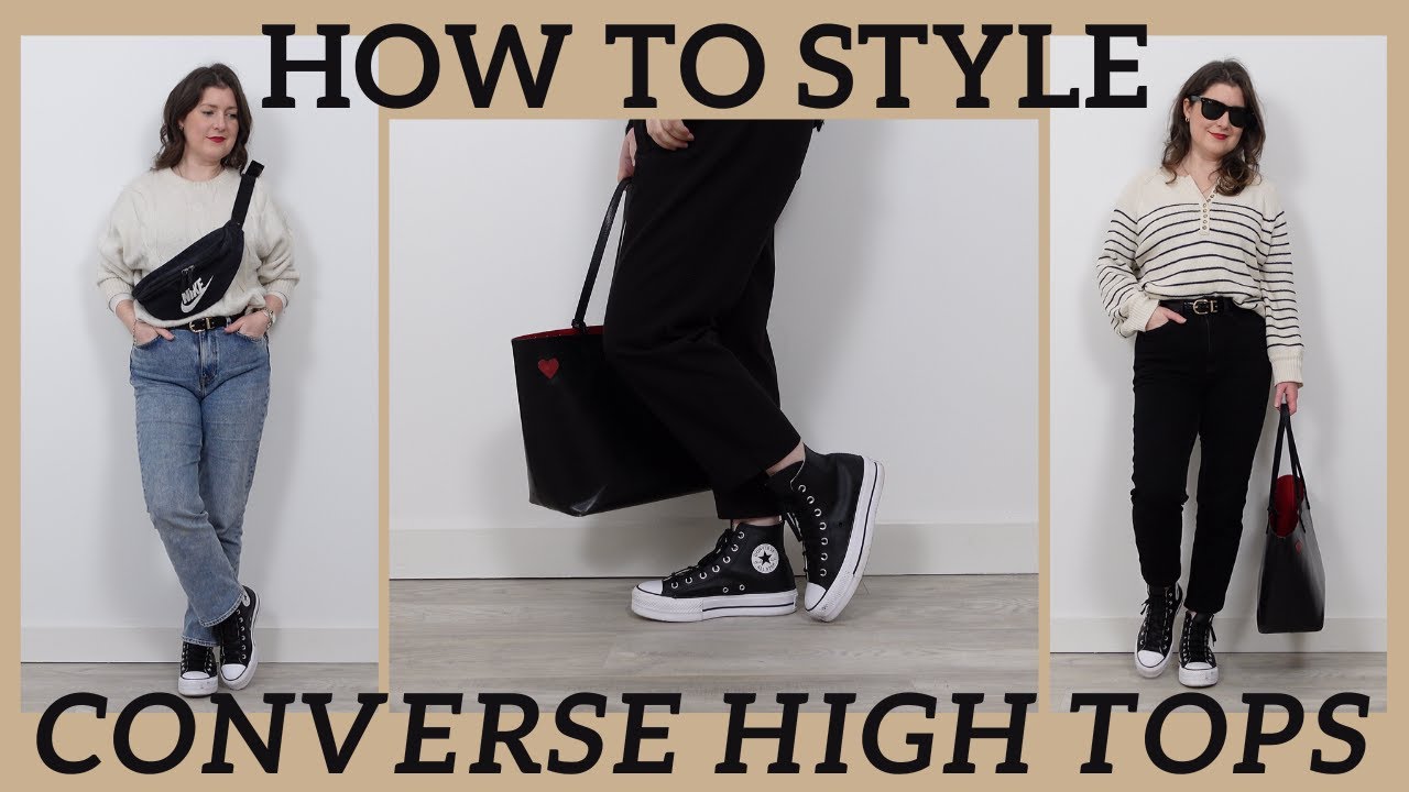 How to style Converse high tops | Winter outfits using Converse chuck 70 high tops