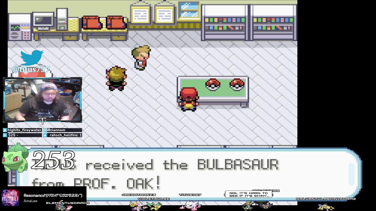 Pokemon Fire Red/Leaf Green Bulbasaur Resets!