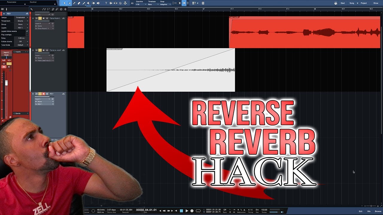 Transition Reverse Reverb Vocal Effect Studio One