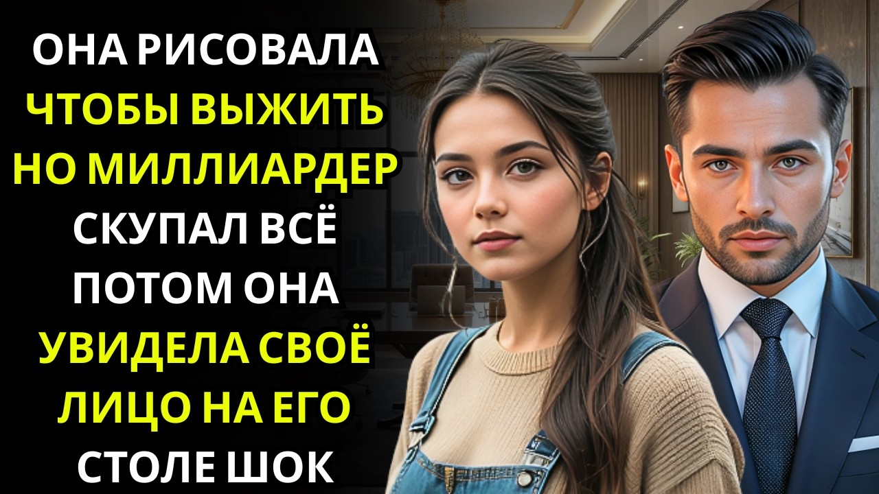 МИЛЛИОНЕР ДИРЕКТОР ПОКУПАЛ КАЖДУЮ ЕЁ КАРТИНУ    ОНА НЕ ЗНАЛА ЧТО У НЕГО НА СТОЛЕ ЕЁ ФОТО!!!