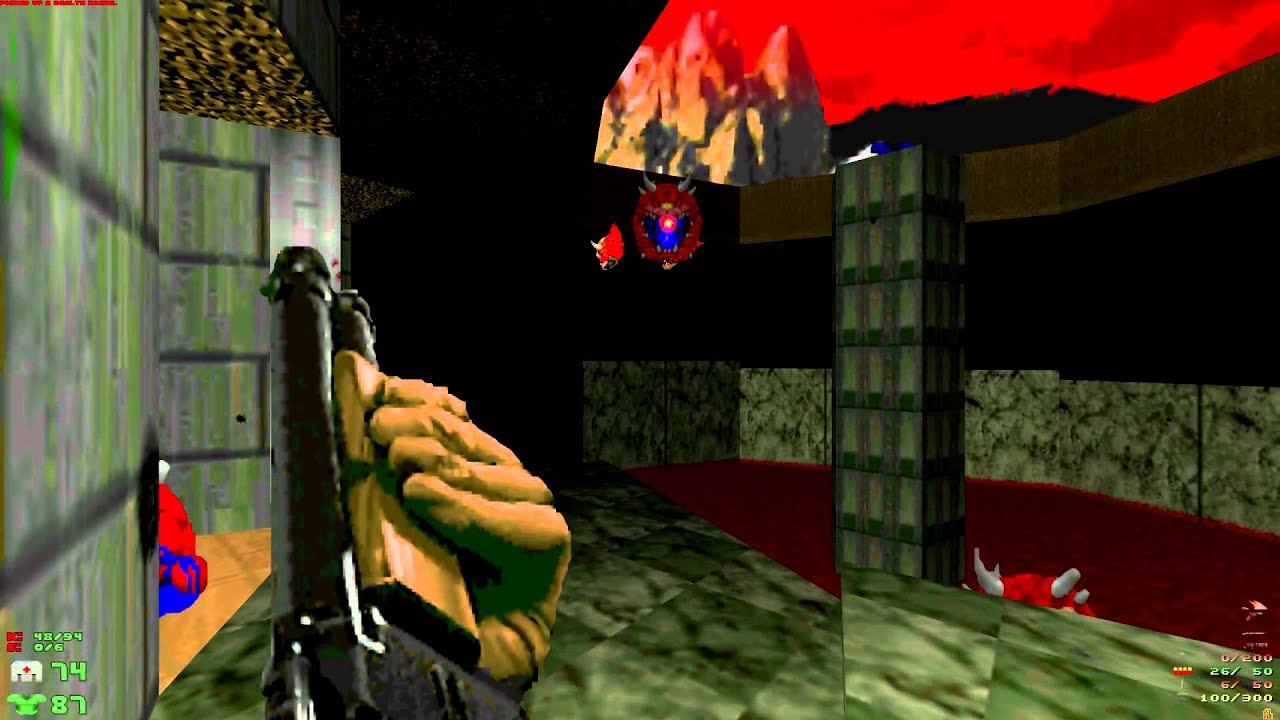 Doom the Way Id Did - dtwid.wad - E2M4 Mental Ward