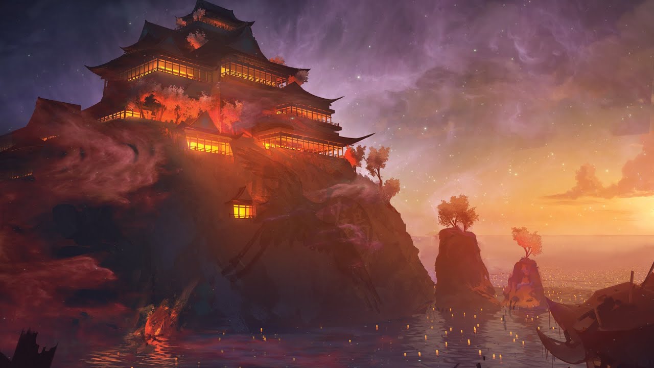 The Esteemed Palace - Medieval & Traditional Japanese Music - Beautiful Music for Studying, Sleeping