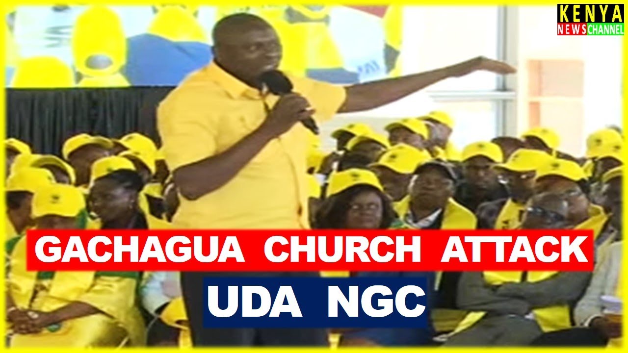 Ichungwa speech today after Gachagua was attacked in Church with Teargass | Ruto Statehouse UDA NGC