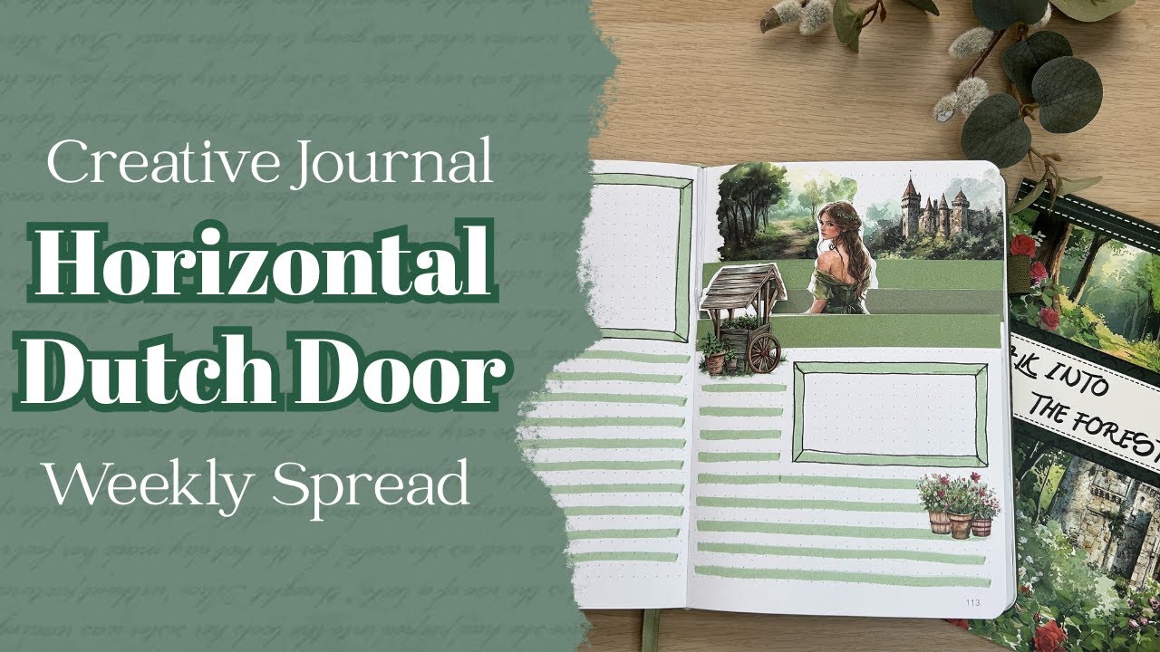 “How to create Horizontal Dutch Doors: Weekly Spread”