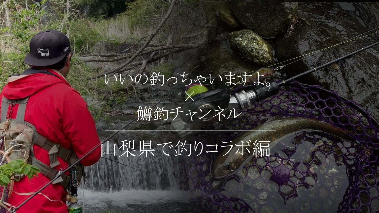 いいの釣っちゃいますよ。がめちゃん×Mr.P コラボ釣行in山梨県の渓流　2500C　渓流ベイト　ヒトトキワークス　Revo ベイトリール　シゲミノー　WICKMAN 岩魚　ヤマメ　ベイトフィネス