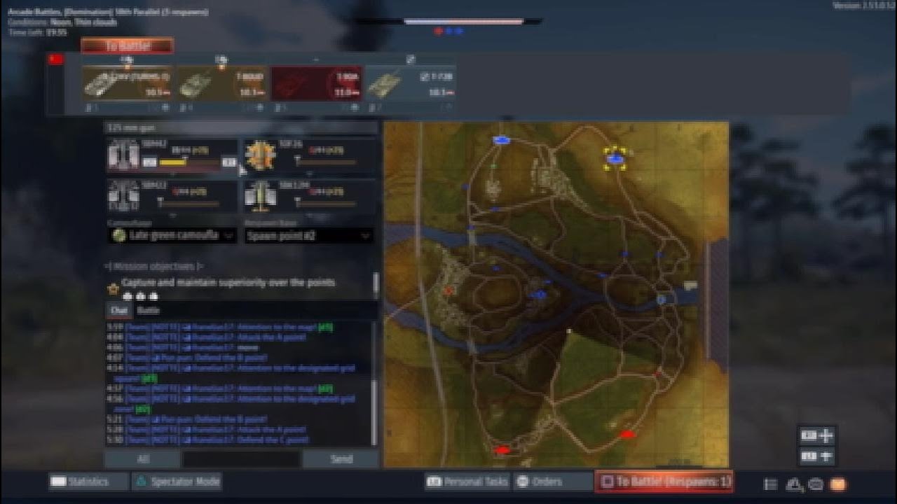 War Thunder Ground Arcade T90A And T80UD Gameplay