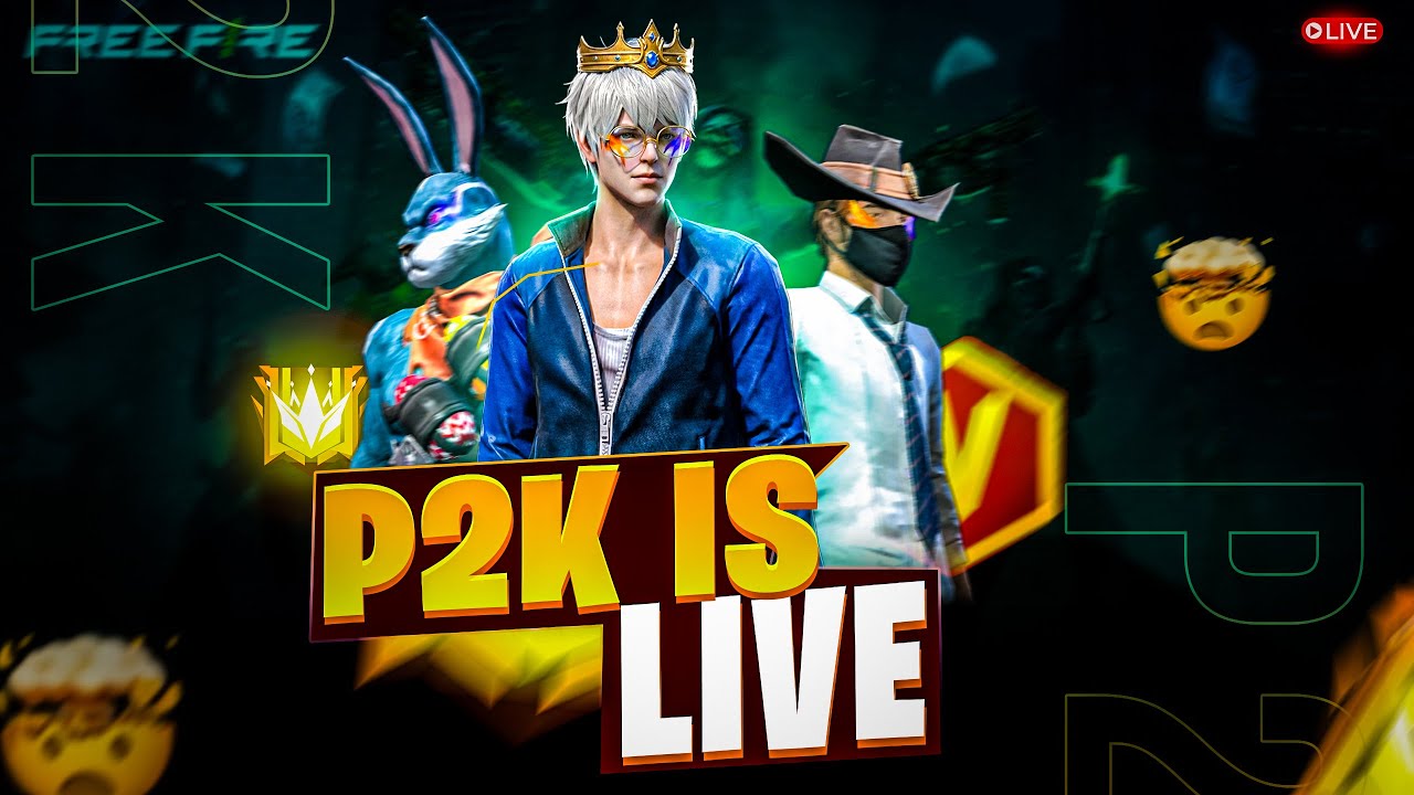 FREE FIRE LIVE 🔥 Grandmaster Rank Push | Intense Squad Gameplay | Bangla Live #freefire #live #p2k