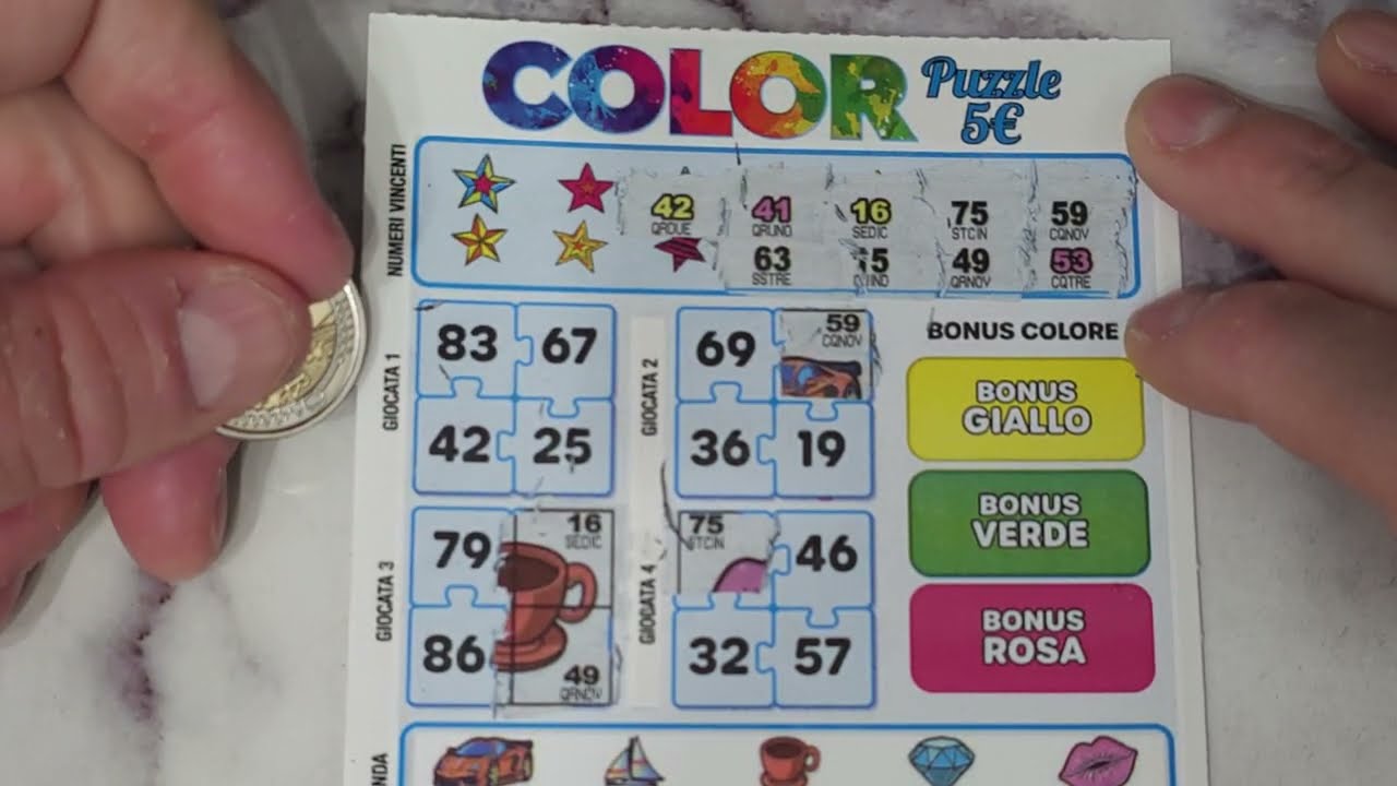 Gratta e Vinci COLOR da 5 in pacco intero 1