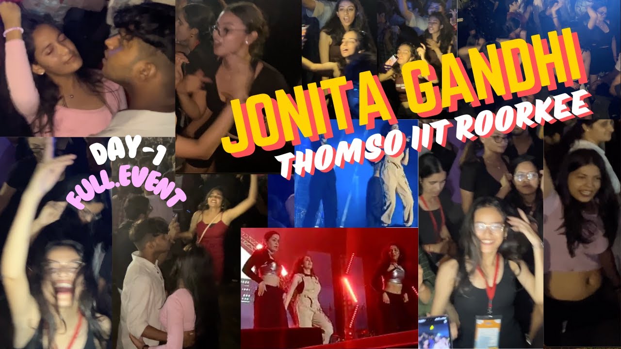Jonita Gandhi Live Thomso  IIT Roorkee 2023 Full Event 30 Min #iitroorkee #iitroorkeemotivation#iitr