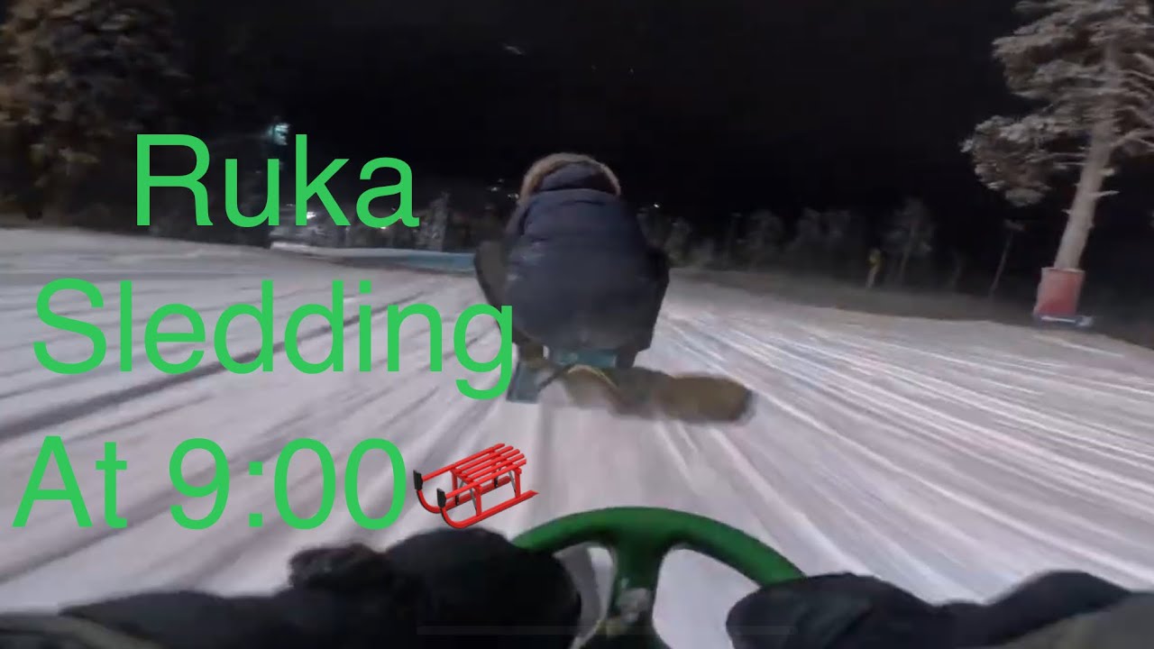 Ruka Finland 21st December 2024 sledge racing 2