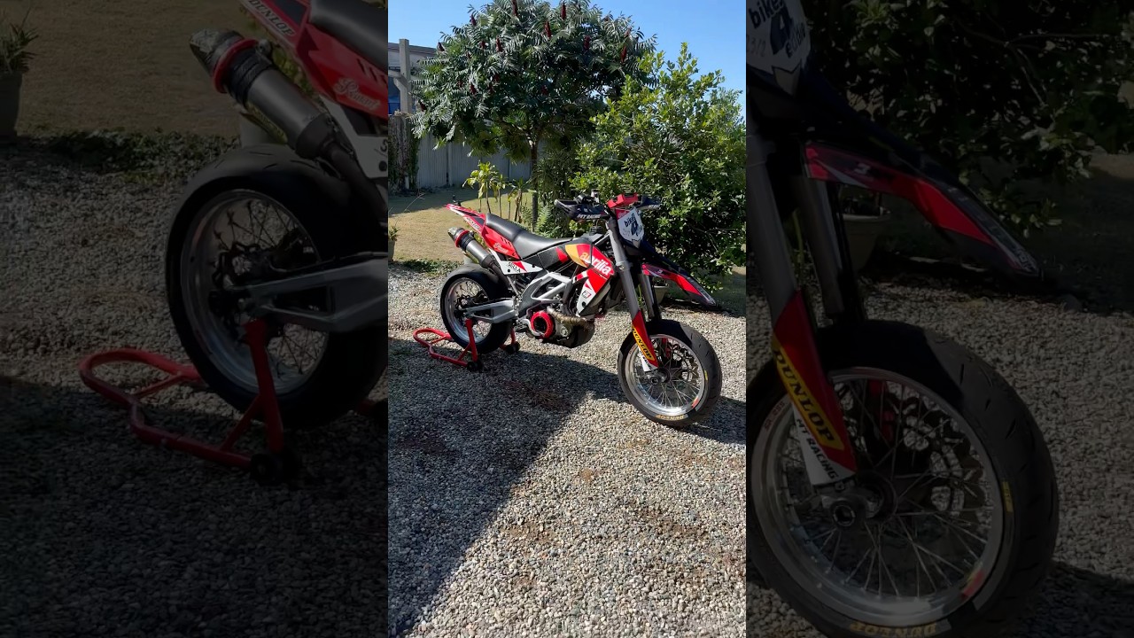 Ma che sound ha la mia #aprilia #sxv #450 ? #twin #supermoto #exotic