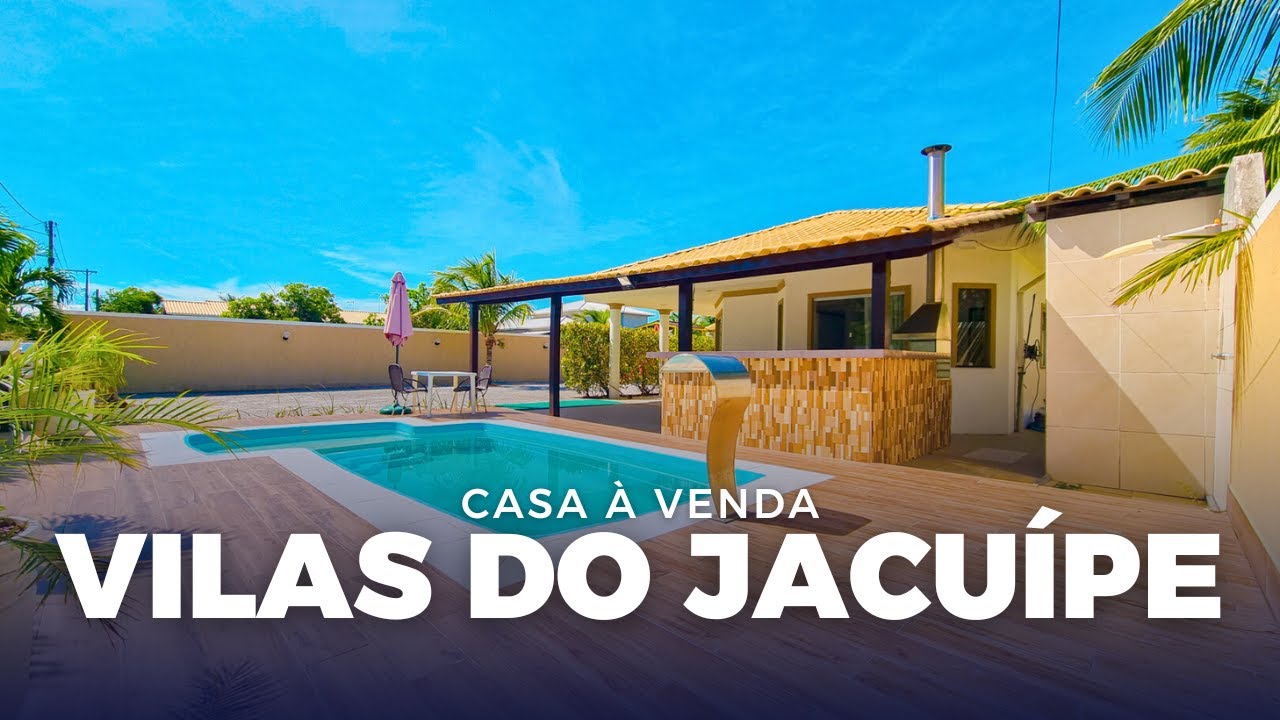 Encantadora Casa de Praia em Condomínio Exclusivo - Seu Paraíso à Venda!  | Cond. Vilas do Jacuípe
