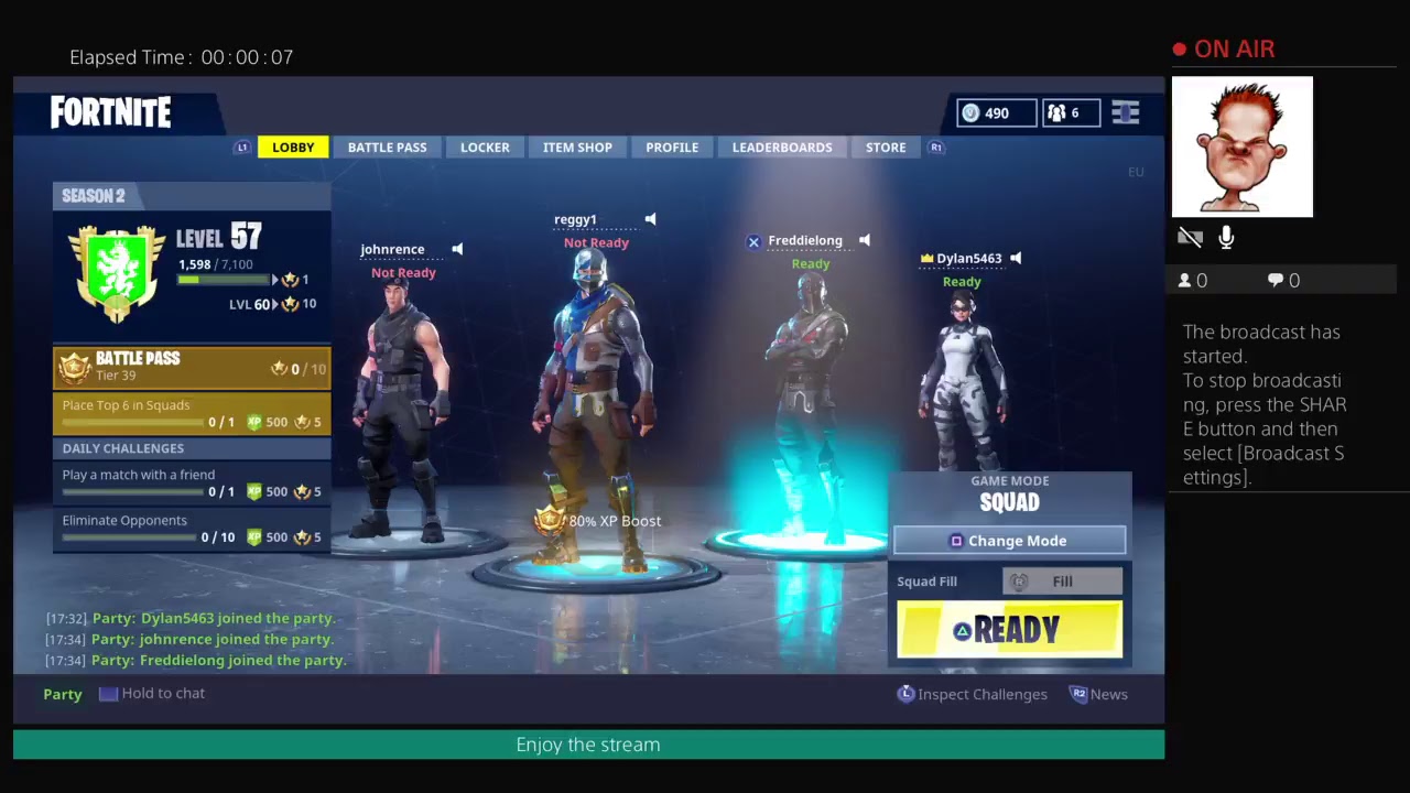 PartyPineapple plays fortnite