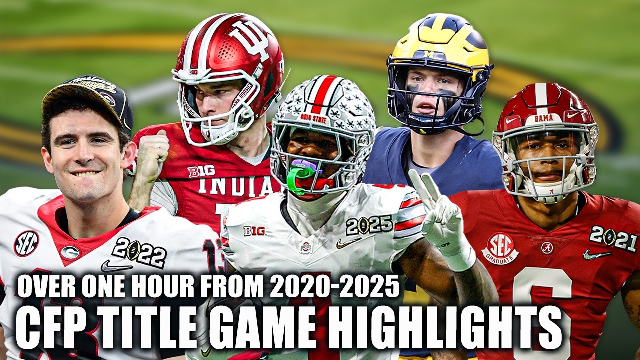 HIGHLIGHTS from every CFP title game this decade 🍿 | ESPN College Football