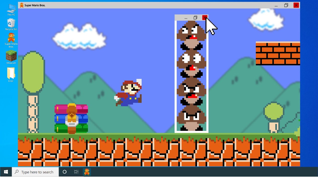 If Mario Gets Help from Windows 10 in Super Mario Bros.? | Part 2
