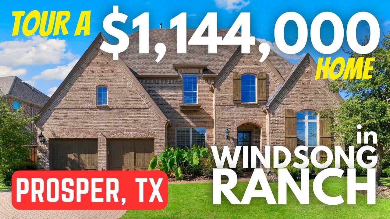 WINDSONG RANCH in PROSPER, TX Luxury Home Tour | Million Dollar Homes | Dallas TX Suburbs