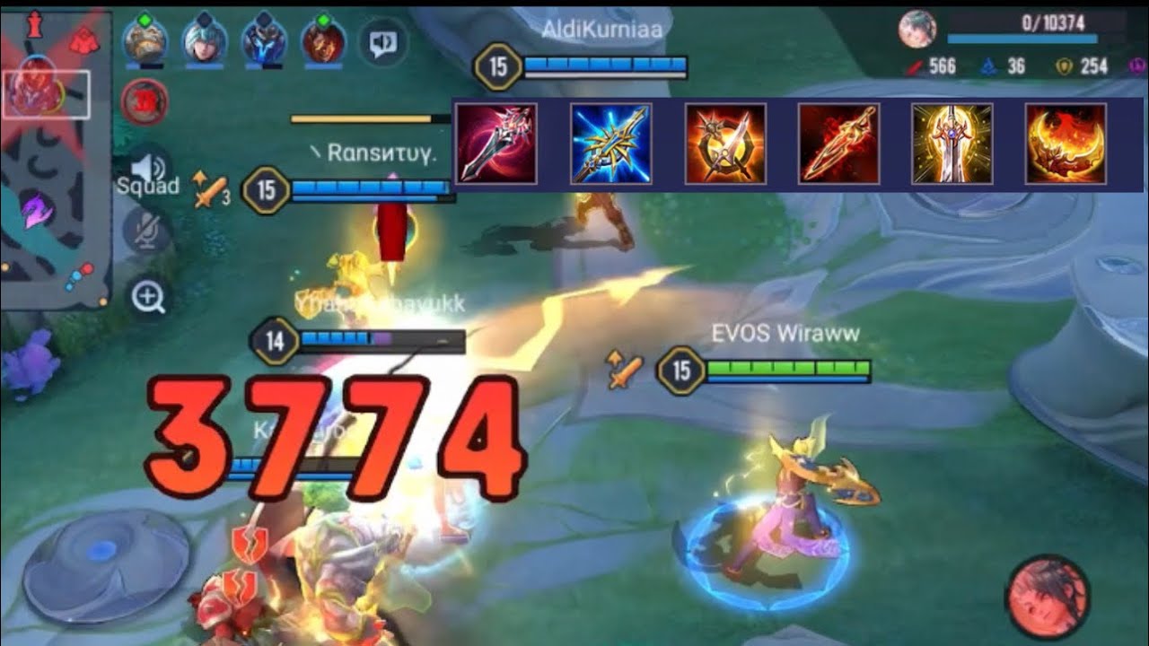 Nakroth no boots full DAMAGE vs Nguyen bareng @AldiKurnia dan Mwbp