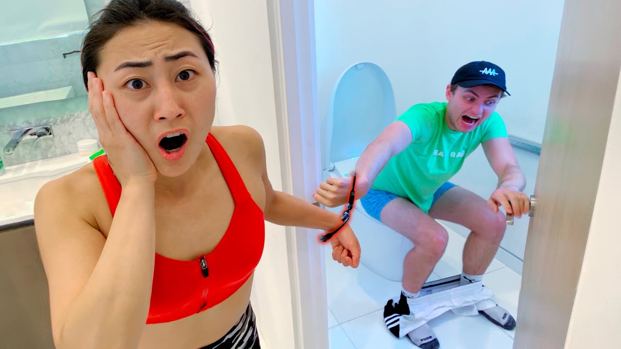 HANDCUFFED TO MY EX-BOYFRIEND!!
