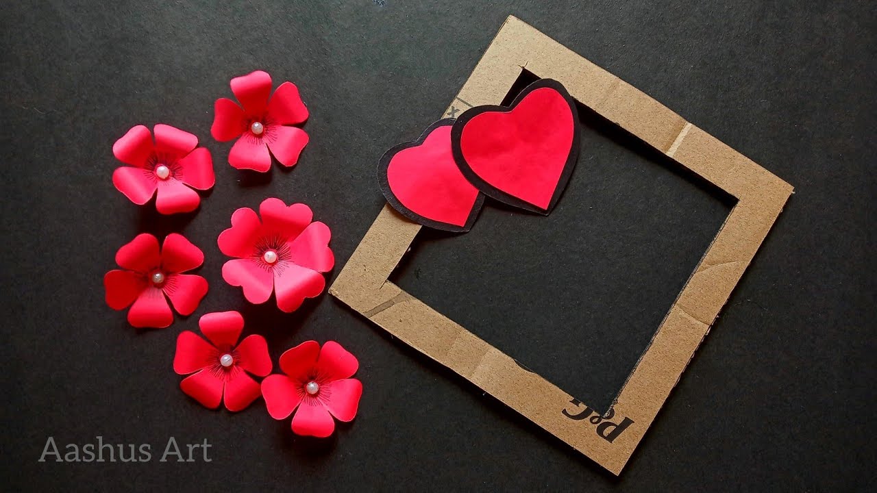 Easy Paper Craft For Home Decoration | Wall Hanging Ideas| Paper Flower Wall Hanging|cardboard craft