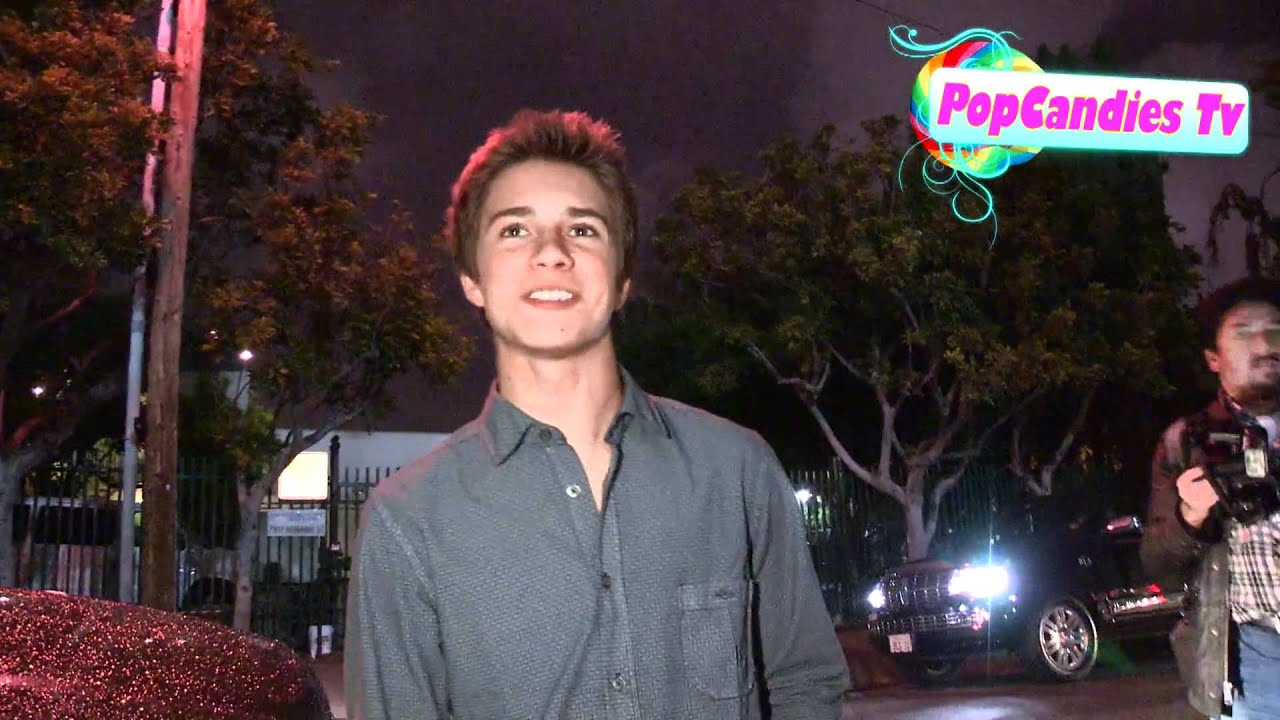 Billy Unger leaving Nylon Magazine's 13th Anniversary