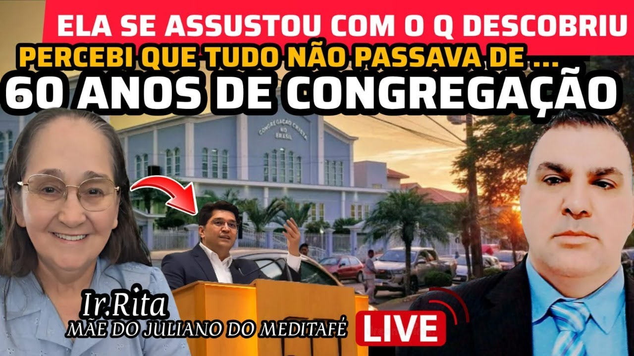 CCB-  IRMÃ RITA MÃE DO PR JULIANO DO MEDITAFÉ, VEJAM ESSA HISTORIA. #ccb #hinosccb