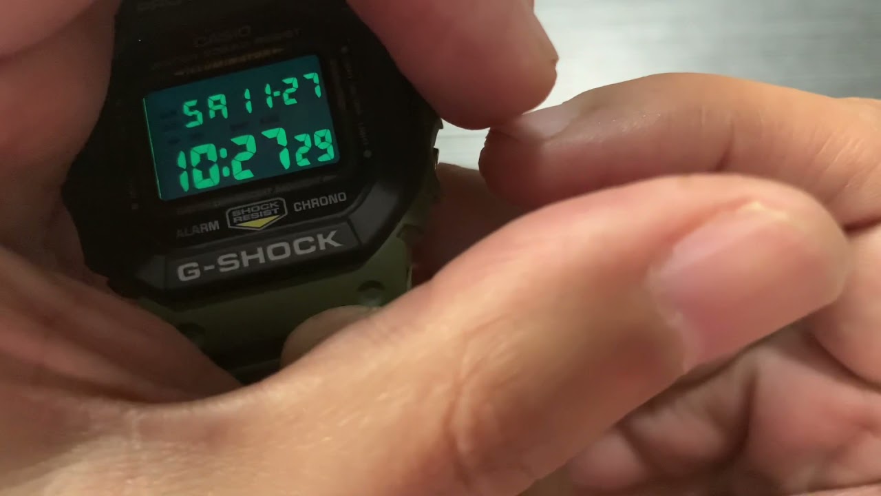 Casio G-Shock Military Green Watch - Unboxing, Tutorial and Review (DW-5610SU-3DR)
