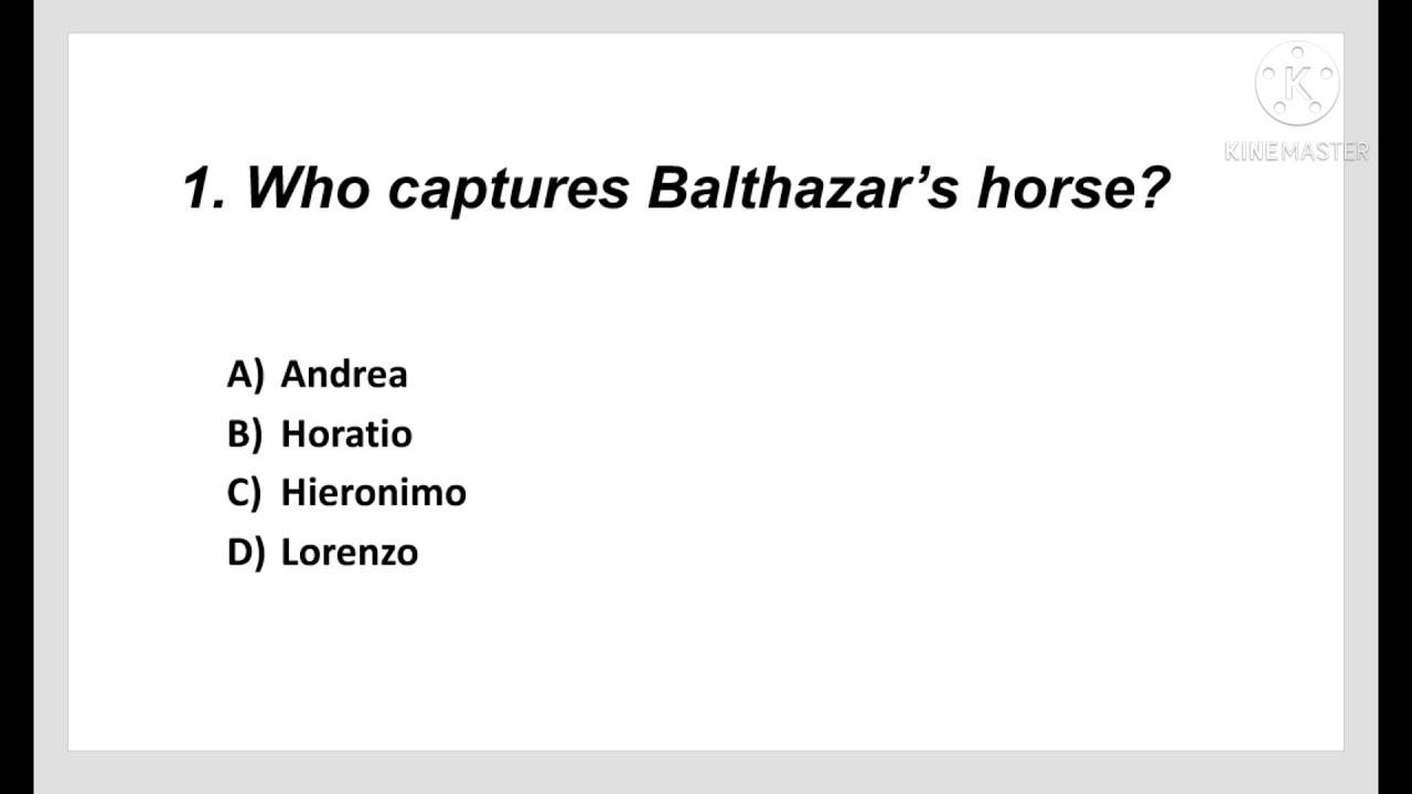 The Spanish Tragedy | #pgtrbenglish #mcq