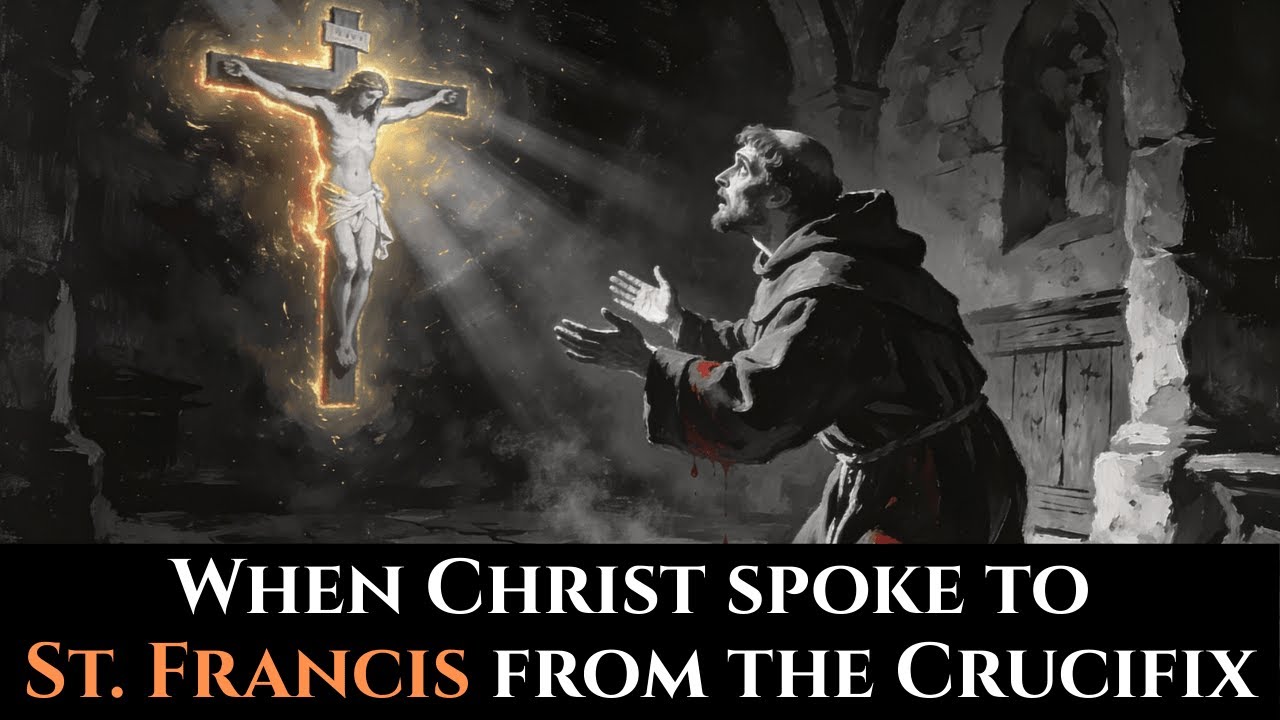When Saint Francis of Assisi Heard Christ Speak from the Crucifix — "Rebuild My Church"