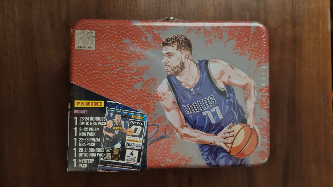 ASMR 2024 Panini Basketball Tin, A Very Unique Relic. No Talking. @VampCatCoin 