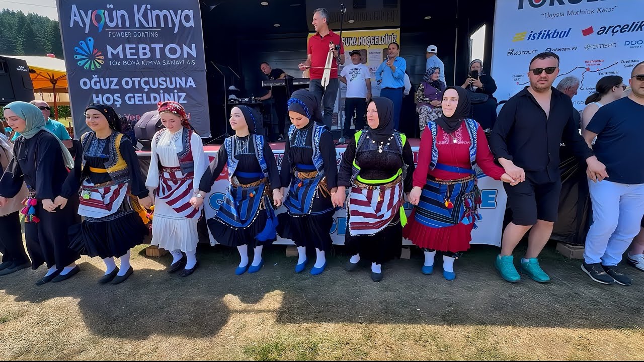 Beşikdüzü Oğuz otçusu Sazalanı yayla şenliği -Harika kemençe horon (2025)